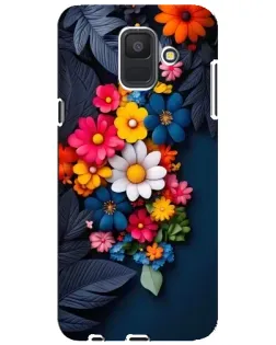 Чехол для Samsung Galaxy A6 2018 (A600F) с картинкой «Цветочная феерия»
