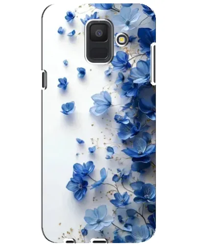 Чехол для Samsung Galaxy A6 2018 (A600F) с картинкой «Голубой цветочный каскад» Чехол для Samsung Galaxy A6 2018 (A600F) с картинкой «Голубой цветочный каскад»