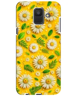 Чехол для Samsung Galaxy A6 2018 (A600F) с картинкой «Ромашковое солнце»