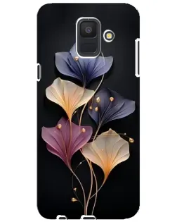 Чехол для Samsung Galaxy A6 2018 (A600F) с картинкой «Лиловые цветы грации»