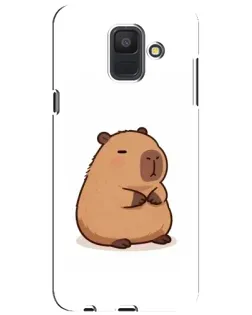 Чохол для Samsung Galaxy A6 2018 (A600F) з картинкою «Товстенька капібара»