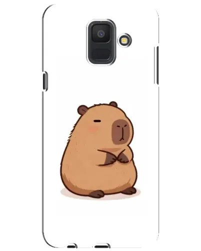 Чехол для Samsung Galaxy A6 2018 (A600F) с картинкой «Толстенькая капибара»