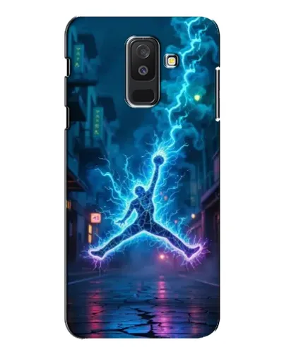 Чехол для Samsung Galaxy A6 Plus 2018 (A605) с картинкой «Jordan Gold Jumpman» Чехол для Samsung Galaxy A6 Plus 2018 (A605) с картинкой «Jordan Gold Jumpman»