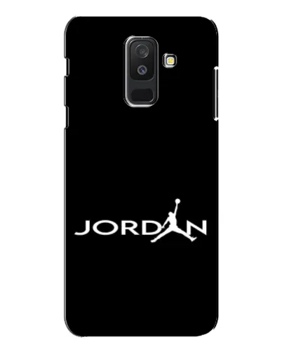 Чехол для Samsung Galaxy A6 Plus 2018 (A605) с картинкой «Jordan White Logo» Чехол для Samsung Galaxy A6 Plus 2018 (A605) с картинкой «Jordan White Logo»