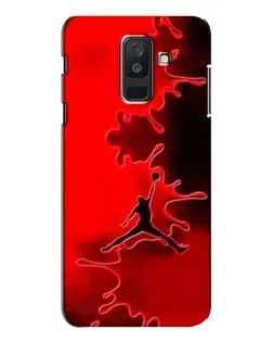 Чехол для Samsung Galaxy A6 Plus 2018 (A605) с картинкой «Jordan Red Smoke»