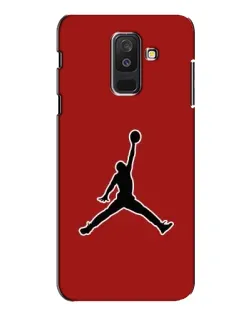 Чехол для Samsung Galaxy A6 Plus 2018 (A605) с картинкой «Jordan Red Back»