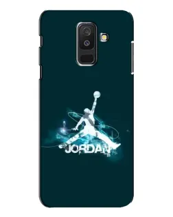 Чехол для Samsung Galaxy A6 Plus 2018 (A605) с картинкой «Jordan Blue Fire»