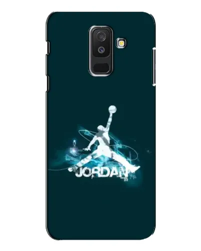 Чехол для Samsung Galaxy A6 Plus 2018 (A605) с картинкой «Jordan Blue Fire» Чехол для Samsung Galaxy A6 Plus 2018 (A605) с картинкой «Jordan Blue Fire»