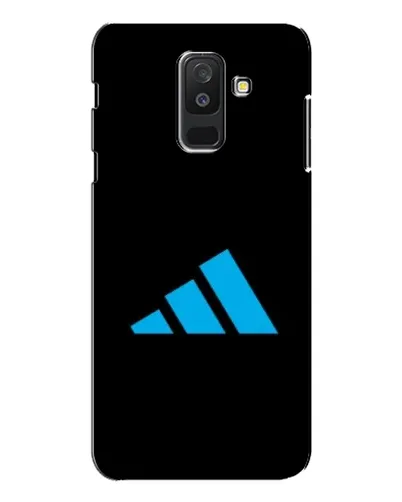 Чехол для Samsung Galaxy A6 Plus 2018 (A605) с картинкой «Adidas Cyan Logo»