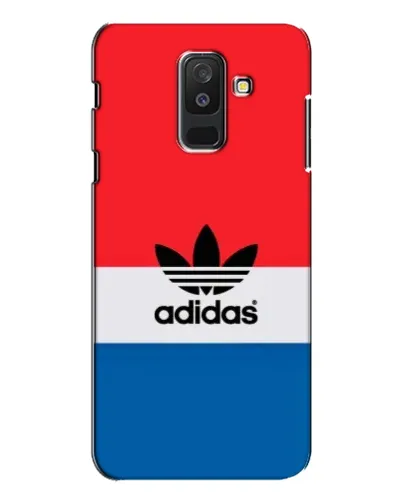 Чехол для Samsung Galaxy A6 Plus 2018 (A605) с картинкой «Ретро блоки Adidas»
