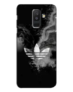 Чехол для Samsung Galaxy A6 Plus 2018 (A605) с картинкой «Абстрактный дым Adidas»