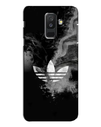 Чехол для Samsung Galaxy A6 Plus 2018 (A605) с картинкой «Абстрактный дым Adidas»