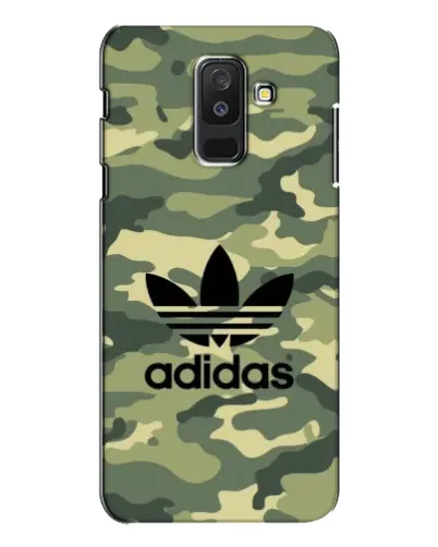 Чехол для Samsung Galaxy A6 Plus 2018 (A605) с картинкой «Милитари стиль Adidas»