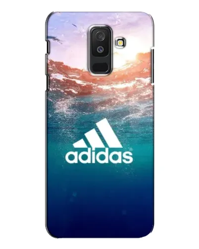 Чехол для Samsung Galaxy A6 Plus 2018 (A605) с картинкой «Океанская глубина адидас»