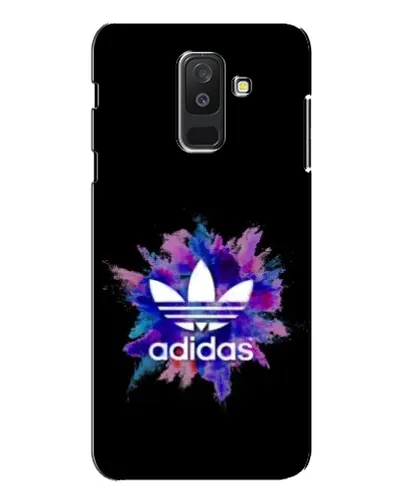 Чехол для Samsung Galaxy A6 Plus 2018 (A605) с картинкой «Взрыв красок Adidas»