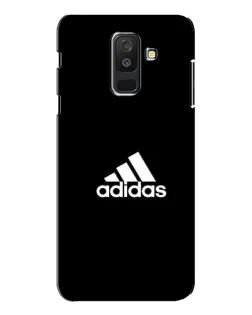 Чехол для Samsung Galaxy A6 Plus 2018 (A605) с картинкой «Черная классика Adidas»