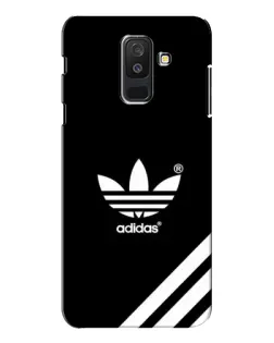 Чехол для Samsung Galaxy A6 Plus 2018 (A605) с картинкой «Adidas с диагональными полосами»