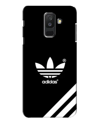 Чехол для Samsung Galaxy A6 Plus 2018 (A605) с картинкой «Adidas с диагональными полосами»