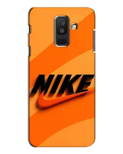 Чехол для Samsung Galaxy A6 Plus 2018 (A605) с картинкой «Оранжевый драйв Nike»