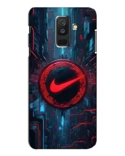 Чехол для Samsung Galaxy A6 Plus 2018 (A605) с картинкой «Техногенный стиль Nike»