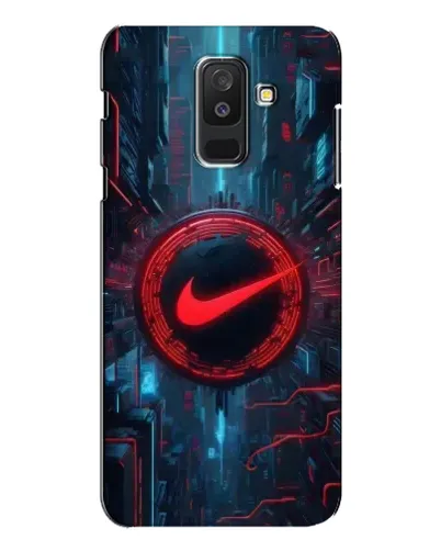 Чехол для Samsung Galaxy A6 Plus 2018 (A605) с картинкой «Техногенный стиль Nike»