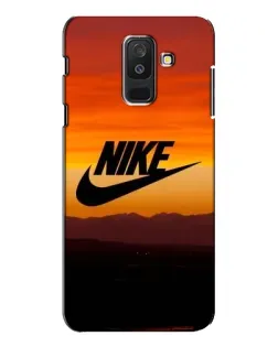 Чехол для Samsung Galaxy A6 Plus 2018 (A605) с картинкой «Nike — вечерний горизонт»
