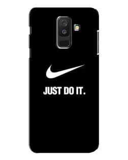 Чехол для Samsung Galaxy A6 Plus 2018 (A605) с картинкой «Классический принт Nike»