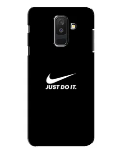 Чехол для Samsung Galaxy A6 Plus 2018 (A605) с картинкой «Минимализм от Nike»