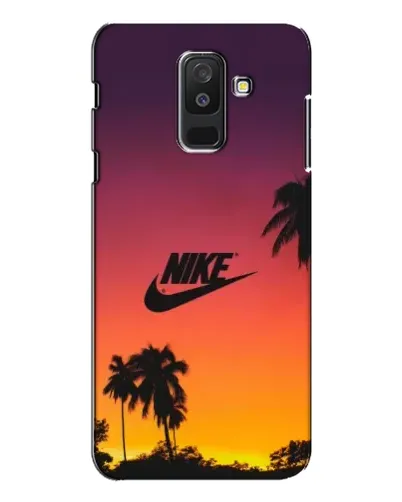 Чехол для Samsung Galaxy A6 Plus 2018 (A605) с картинкой «Nike на закате солнца»