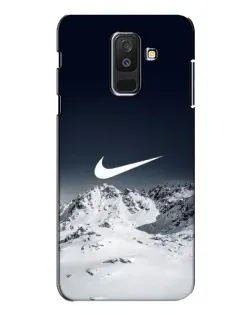 Чехол для Samsung Galaxy A6 Plus 2018 (A605) с картинкой «Nike — зимние горы»