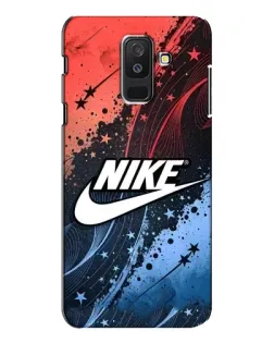 Чехол для Samsung Galaxy A6 Plus 2018 (A605) с картинкой «Градиентный принт Найк»