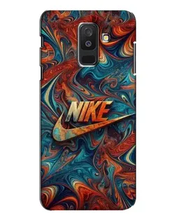 Чехол для Samsung Galaxy A6 Plus 2018 (A605) с картинкой «Nike в абстракции»
