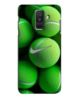 Чехол для Samsung Galaxy A6 Plus 2018 (A605) с картинкой «Теннисные мячи Найк»