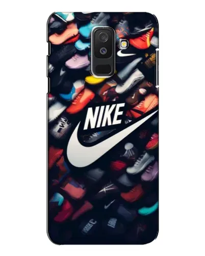 Чехол для Samsung Galaxy A6 Plus 2018 (A605) с картинкой «Коллекция кроссовок Nike»