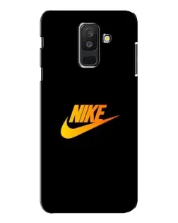 Чехол для Samsung Galaxy A6 Plus 2018 (A605) с картинкой «Золотой логотип Nike»