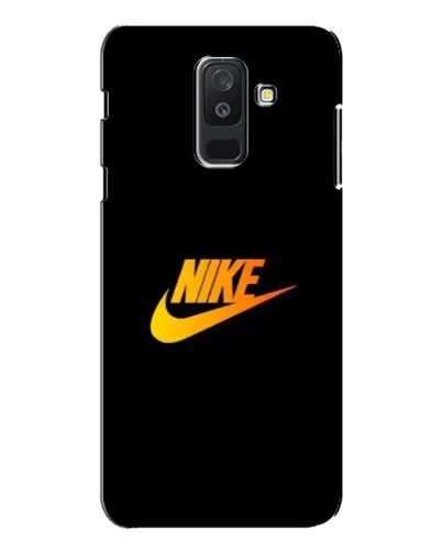 Чехол для Samsung Galaxy A6 Plus 2018 (A605) с картинкой «Золотой логотип Nike»