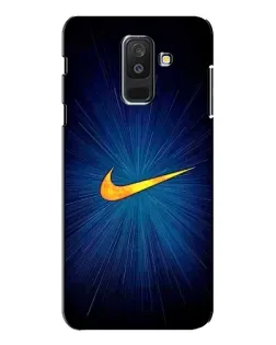 Чохол для Samsung Galaxy A6 Plus 2018 (A605) з картинкою «Синій пульс Nike»