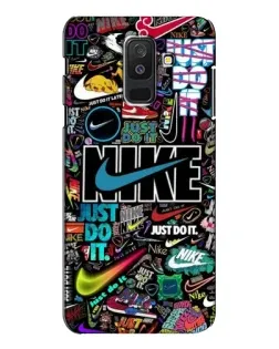 Чохол для Samsung Galaxy A6 Plus 2018 (A605) з картинкою «Яскравий колаж Nike»
