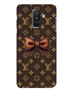 Чехол для Samsung Galaxy A6 Plus 2018 (A605) с картинкой «LV с бантом»