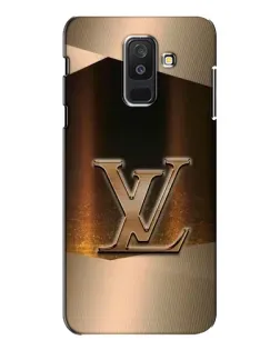 Чехол для Samsung Galaxy A6 Plus 2018 (A605) с картинкой «LV — золотое сияние»