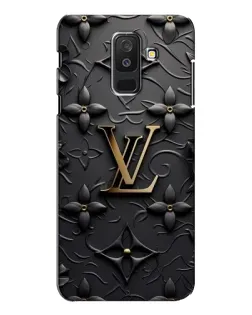Чехол для Samsung Galaxy A6 Plus 2018 (A605) с картинкой «Кожаная текстура LV»