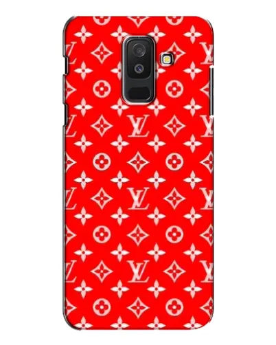 Чехол для Samsung Galaxy A6 Plus 2018 (A605) с картинкой «Яркий паттерн LV»