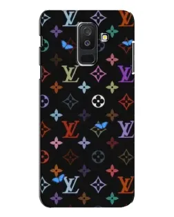 Чехол для Samsung Galaxy A6 Plus 2018 (A605) с картинкой «Цветная монограмма LV»