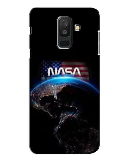Чехол для Samsung Galaxy A6 Plus 2018 (A605) с картинкой «Земля из космоса NASA»