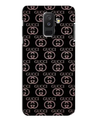 Чехол для Samsung Galaxy A6 Plus 2018 (A605) с картинкой «Классическая монограмма Gucci»
