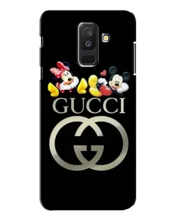 Чехол для Samsung Galaxy A6 Plus 2018 (A605) с картинкой «Gucci — герои Disney»