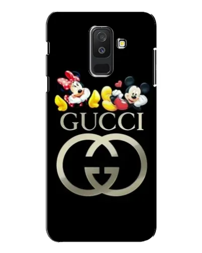 Чехол для Samsung Galaxy A6 Plus 2018 (A605) с картинкой «Gucci — герои Disney»
