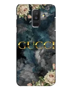 Чехол для Samsung Galaxy A6 Plus 2018 (A605) с картинкой «Абстрактные цветы Gucci»
