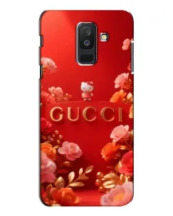 Чехол для Samsung Galaxy A6 Plus 2018 (A605) с картинкой «Gucci — золотой сад»