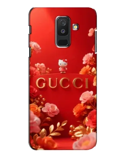Чехол для Samsung Galaxy A6 Plus 2018 (A605) с картинкой «Gucci — золотой сад»